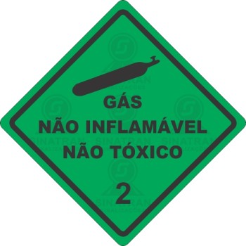 Gás não inflamável não tóxico